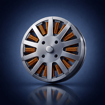 High-torque brushless drone motor
